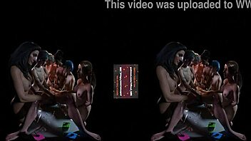 lesbian group massage with oil and happy ending