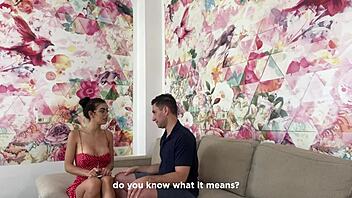 horny spanish teacher rides cowgirl on hidden camera