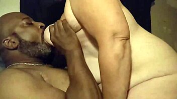 Big ass BBW Cheri gets her nipples sucked and rides a monster cock
