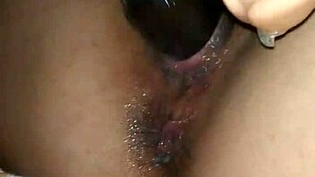 Wife slams dildos hard in homemade anal play