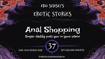 Enjoy the Sensual Audio of Anal Shopping and Orgasmic Pleasures in HD Video