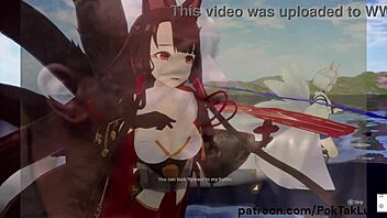 Azur Lane futa gets banged by Shimakaze