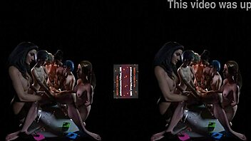 lesbian group massage with oil and happy ending