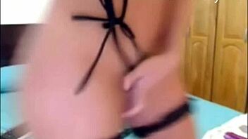 Narrating a stunning skinny beauty's intimate moments