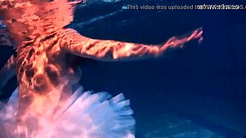 i can't stop staring at underwater teen Bulava Lozhkova's big boobs and ass