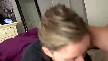 Blonde Summer Sucks Boyfriend's Cock For Fun