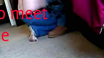 the redhead milf at home deepthroats a massive black cock, choking and gagging