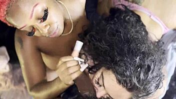 Msthroatmagic and Dejamrie swallow huge cum