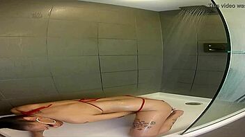 Shower Dildo Fun Explosion!