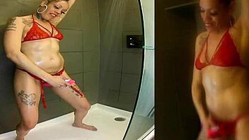 Shower Dildo Fun Explosion!