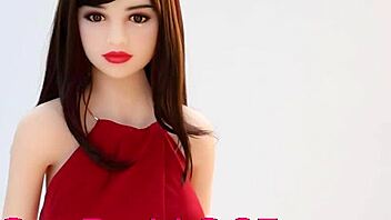 Teenage sex doll with big boobs and pussyfucking