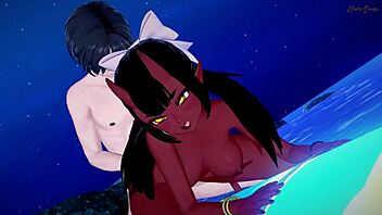 Meru The Succubus Fucked At Beach