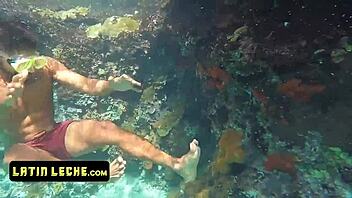 snorkeling turns to hardcore fucking underwater