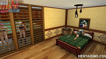 i spied kakashi masturbating and me and ino surprised him with a threesome 😳