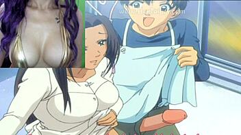 i got tangled with the hottest milf neighbor on new years - hentai sentakuya shin-chan ep 1