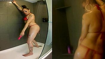Shower Dildo Fun Explosion!