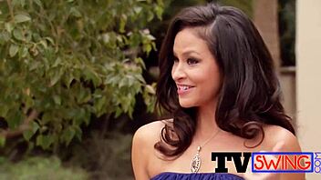 watch these shaved brunettes with big tits please each other?