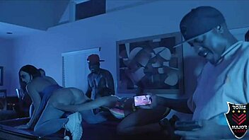 in viva las vegas, rome major joins wild orgy with dick swinging bros