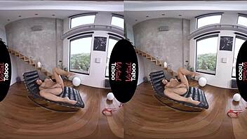 Stay tuned for Anna Polina's taboo masturbation session with big tits.