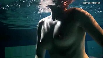 i can't stop staring at underwater teen Bulava Lozhkova's big boobs and ass
