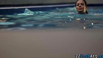 busty babe masturbating with feet and cumshot in high definition