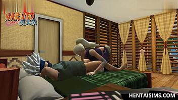 i spied kakashi masturbating and me and ino surprised him with a threesome 😳