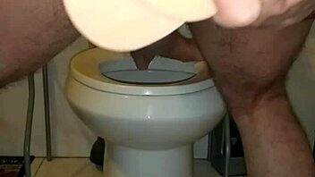 Nice dildo session deep in her ass