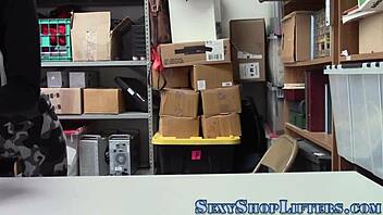 latina teen thief gets railed in a suggestive burglary scene