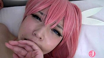 hentai cosplay beautiful girl in a tight suit gave me a hand job of course i creampied in the end - free