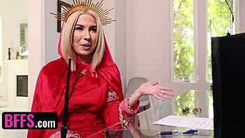 Friends Maya Woulfe, Chanel Camryn, and Samantha Lexi enjoy a fun game night together.