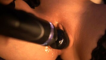 Kitchen kink: Latina mama's solo pleasure with vibrator and clit-pie