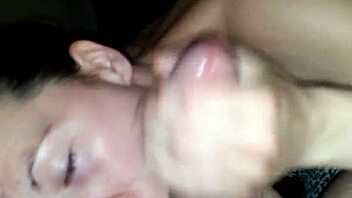 Milf Receives Cum In Mouth From Friend