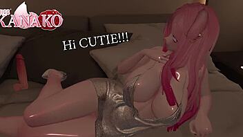 Teasing Sexy Catgirl Body With Big Natural Tits Anime Hentai