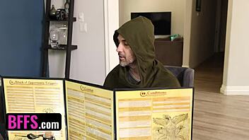 Friends Maya Woulfe, Chanel Camryn, and Samantha Lexi enjoy a fun game night together.