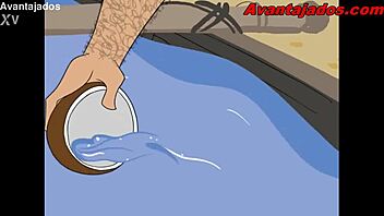 gay soldiers in jungle cartoon 😏