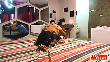 Venezuelan beauty Julissa gets her pussy and ass sucked in a room casting audition