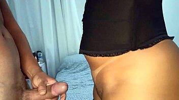 Masked Wife Fucks Husband's Best Friend in Raw Amateur Action at Home