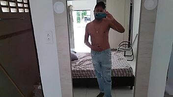 Horny Stepsister Masturbates On Stairs, I Suggest Fucking