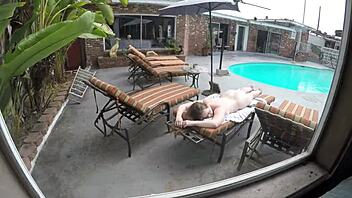 She says it's a little outdoor fun, but she's flashing her nude body in public