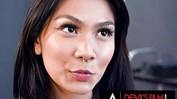 Yumi Sin and Gogo Fukme tease construction workers with ass fondling and pussy licking