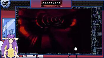 Sinfully Weird Anime Game With Brunette And Monster