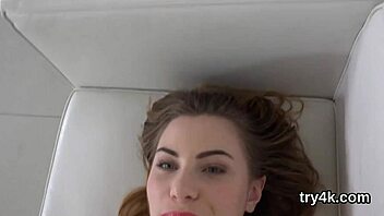 Lovely pussy gets drilled while she gives a blowjob in POV