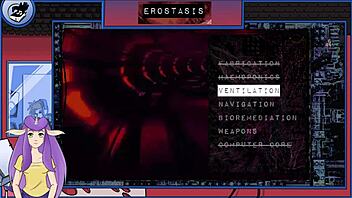 Sinfully Weird Anime Game With Brunette And Monster