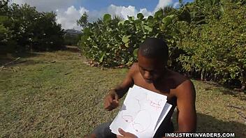 hot redhead aurora rose takes big black cock