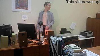 Sex model mars6mars gets caught masturbating on spy cam at work.