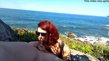 uhh, can't believe this busty babe fucked me outdoors!