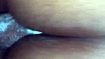 creamy pussy gets filled by big black cock in her ass