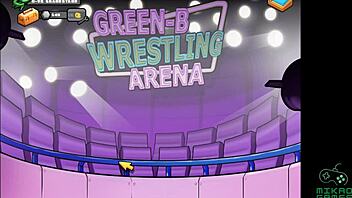 Lesbian wrestling leads to celebratory sex in space