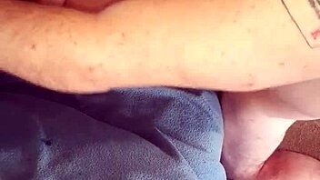 Kevin gives ebony Liza an interracial cumshot facial