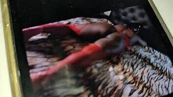 Gardener discovers boss's iphone and goes to bathroom after finding her page on videos while she washes dishes